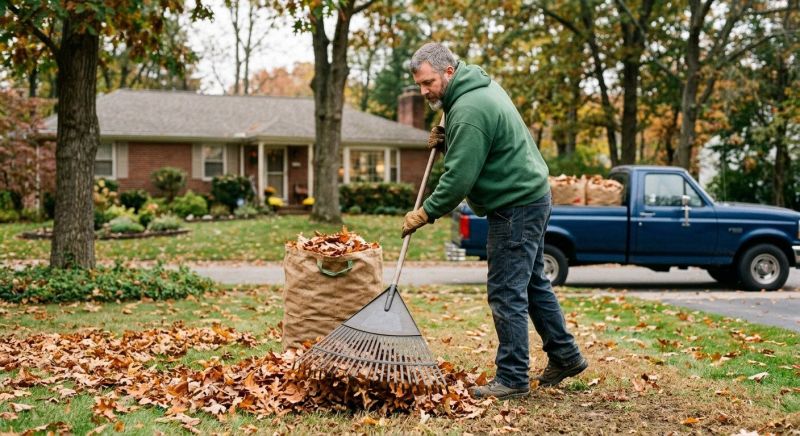 Leaves Raking